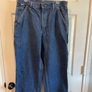Men’s Carhartt fr13 denim 34x36 car/hrc2